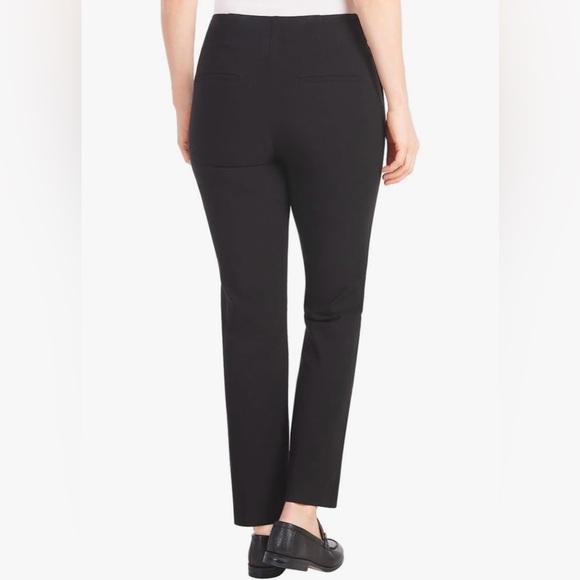 Hilary Radley Women's Built in tummy control panel Mid Rise Slim Leg Pants - Picture 2 of 15
